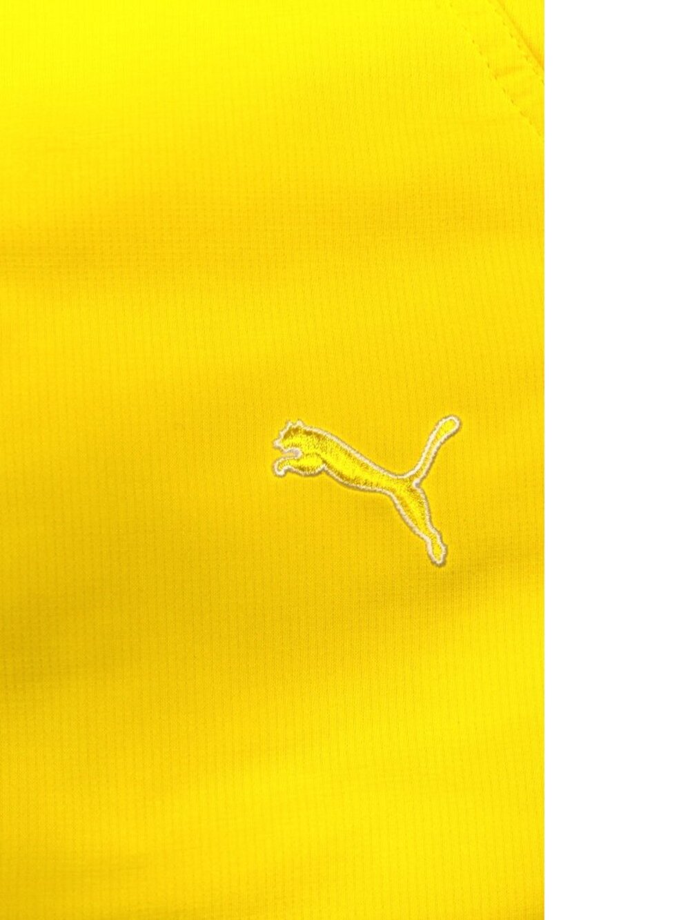 PUMA REGULAR FIT SHORTS POLY/SPANDEX YELLOW Sz 34 - Picture 2 of 4